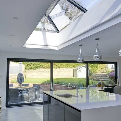 Kitchen extension & roof lantern